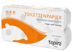 Toilettenpapier 2-lagig weiß mit 400 Blatt 48 Rollen/VE