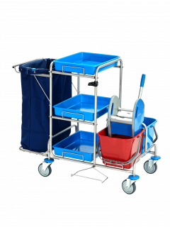 Reinigungswagen RW1 Edelstahl