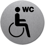 Piktogramm rund Behinderten WC