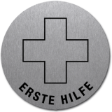 Piktogramm Edelstahl Erste Hilfe