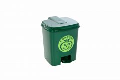Bio Abfallbehälter grün 4,5 Liter mit Aufdruck